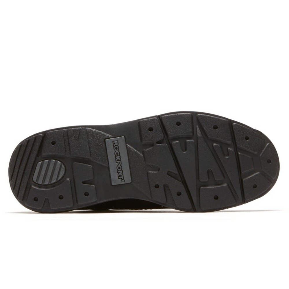 Men's Rockport World Tour WT Classic Lace Up K71185 Size 10 M, Black Leather - Picture 8 of 9